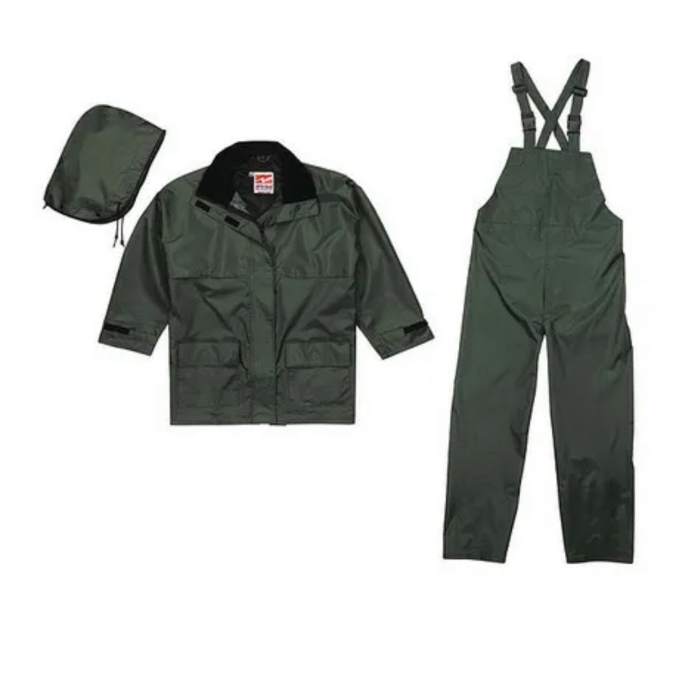 NWT 3 piece rain suit 100% waterproof